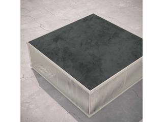 Azzurro Living Malta Birch All-weathertextelene Rope Square Coffee Table