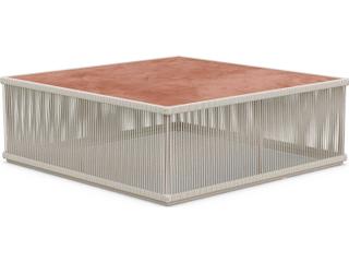 Azzurro Living Malta Birch All-weathertextelene Rope Square Coffee Table