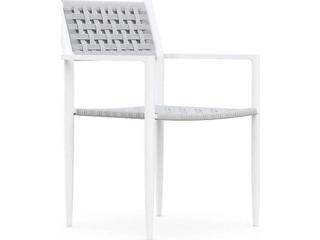 Azzurro Living Naples Aluminum Rope Dining Chair Set of 4