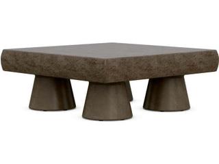 Azzurro Living Pensacola Concrete Umber Rectangular Coffee Table