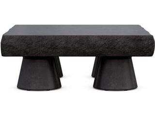 Azzurro Living Pensacola Concrete Coal Rectangular Coffee Table
