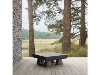 Azzurro Living Pensacola Concrete Coal Rectangular Coffee Table