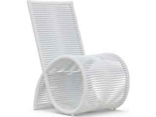 Wave Aluminum Rope Dining Chair Set of 2