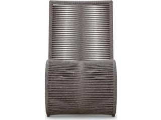 Azzurro Living Wave Aluminum Rope Dining Chair Set of 2