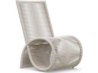 Wave Aluminum Rope Dining Chair Set of 2