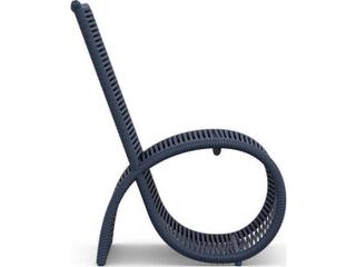 Azzurro Living Wave Aluminum Rope Dining Chair Set of 2