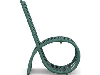 Azzurro Living Wave Aluminum Rope Dining Chair Set of 2