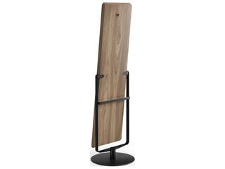 BDI Continuum Cheval Natural Walnut Clear Rectangular Floor Mirror