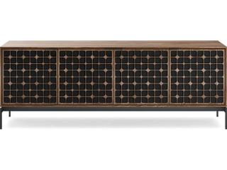BDI Elements 82" Hardwood Natural Walnut Media Console