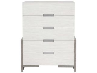 Bernhardt Foundations Linen Light Shale White Accent Chest