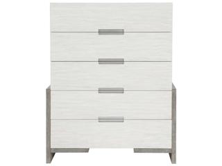 Bernhardt Foundations Linen Light Shale White Accent Chest