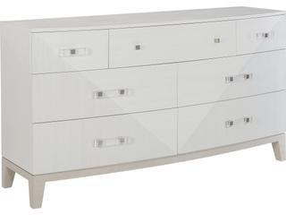 Axiom 7-Drawers Poplar Wood Double Dresser