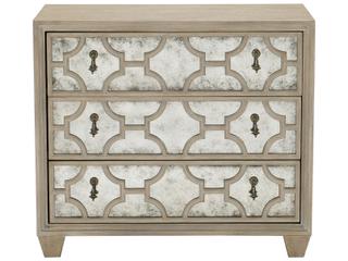 Bernhardt Santa Barbara 3-Drawers Brown Oak Wood Nightstand