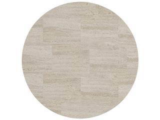 Bernhardt Berkshire Round Stone Aged Pewter End Table