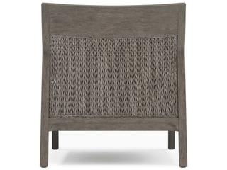 Bernhardt Exteriors Ibiza Weathered Teak Cushion Patio Lounge Chair
