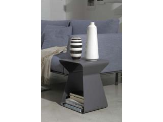 Bontempi Casa Kito Rectangular Metal Anthracite End Table