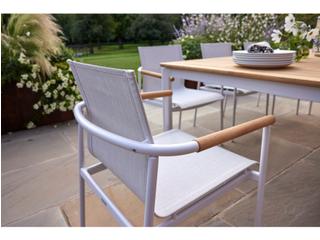 Barlow Tyrie Around Aluminum Sling Dining Chair