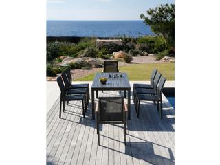Barlow Tyrie Aura Aluminum Sling Dining Chair