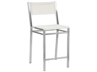 Equinox Counter Stool with Pearl Textilene Sling