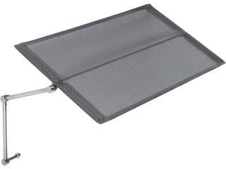 Horizon Lounger Sunshade with Platinum Textilene Sling