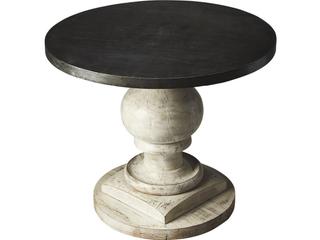 Butler Pompei Round Metal Artifacts End Table