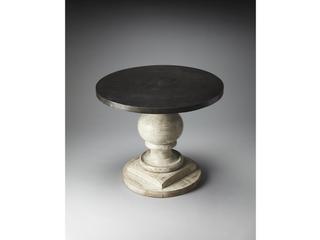 Butler Pompei Round Metal Artifacts End Table