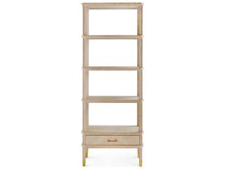 Villa & House Bertram Bleached Cerused Oak Etagere