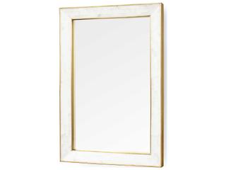Villa & House Leighton Alabaster Rectangular Wall Mirror