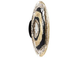 Cyan Design Skipping Rocks Gold / Black 16" Metal Wall Art