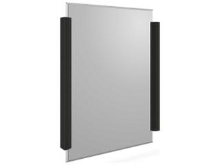 Classic Love to Look! Rectangular Beveled Mirror in Dark Chocolate and Gold