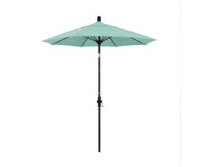 California Outdoor Umbrella Quick Ship Sun Master Series 7.5 Foot Octagon Market Aluminum Outdoor Umbrella with Crank Lift System