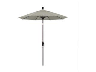 California Outdoor Umbrella Quick Ship Sun Master Series 7.5 Foot Octagon Market Aluminum Outdoor Umbrella with Crank Lift System