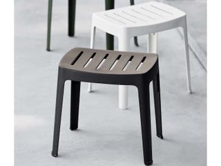 Cane Line Cut Accent Stool