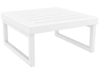 Compamia Mykonos White Resin Cushion Ottoman