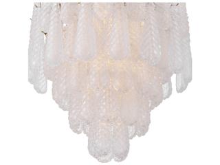 Crystorama Ollie 16-Light Aged Brass Clear Candelabra Chandelier