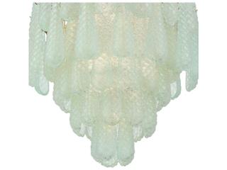 Crystorama Ollie 16-Light Aged Brass Green Candelabra Chandelier