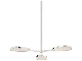 Patras 3-Light LED Chandelier in Burnished Nickel