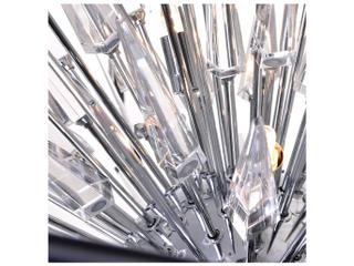 CWI Lighting Starburst 20-Light Chrome Black Geometric Sputnik Chandelier