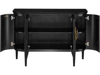 Currey & Company Briallen Demilune Accent Cabinet