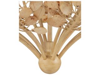 Currey & Company Maypan 4-Light Coco Cream Natural Brown Chandelier