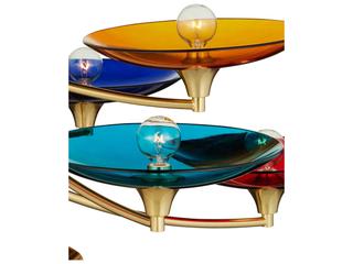 Currey & Company Veneto 21-Light Polished Brass Bowl Tiered Chandelier