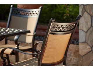 Darlee Outdoor Living Mountain View Cast Aluminum 7- Piece Dining Set 72 x 42 Rectangular in Antique Bronze
