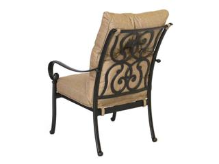 Darlee Outdoor Living Santa Anita Cast Aluminum Antique Bronze Dining Chair