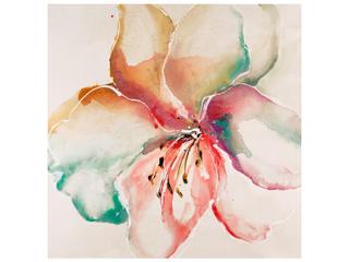 Floral Wall Art Hand Embellished Giclée on Canvas