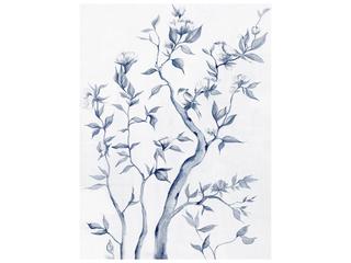 Chinois I Floral Wall Art Hand Embellished Canvas