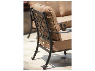 Darlee Outdoor Living Madison Cast Aluminum Club Chair with Cushions Set of 2