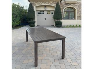 Darlee Outdoor Living Atlantis Aluminum 5-Piece Patio Dining Set with 41.7" x 88 feet' Rectangular Table
