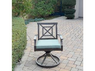 Darlee Outdoor Living Atlantis Aluminum 5-Piece Patio Dining Set with 70" x 41.7" Rectangular Table