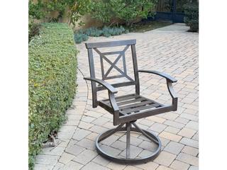 Darlee Outdoor Living Atlantis Aluminum 6-Piece Patio Dining Set with 61.5 feet' Square Table
