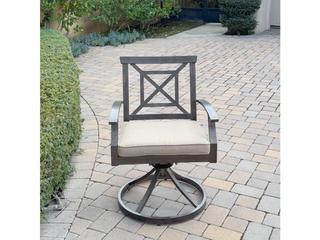Darlee Outdoor Living Atlantis Aluminum 6-Piece Patio Dining Set with 70" x 41.7" Rectangular Table